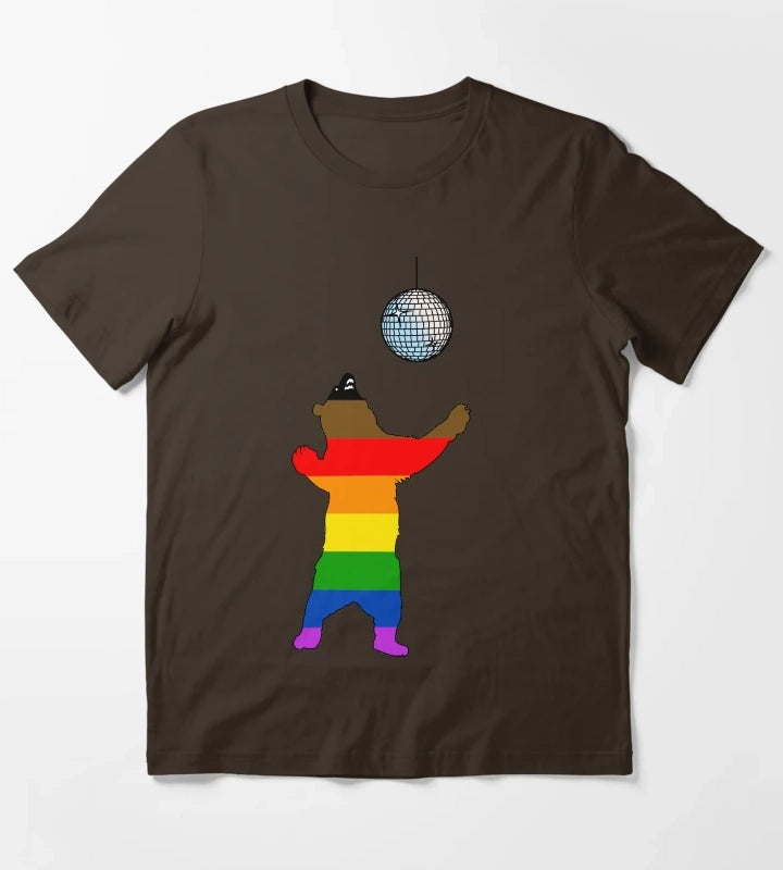 Disco Bear T-Shirt Brown