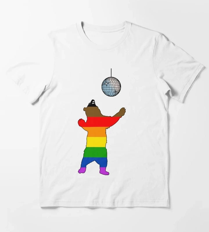 Disco Bear T-Shirt White