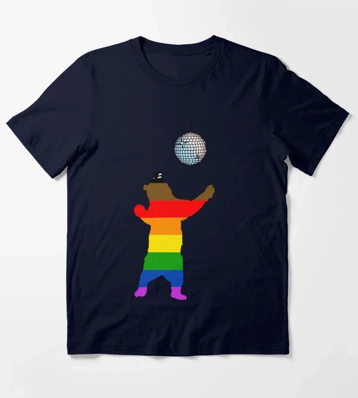 Disco Bear T-Shirt Navy