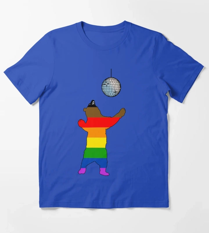 Disco Bear T-Shirt Blue