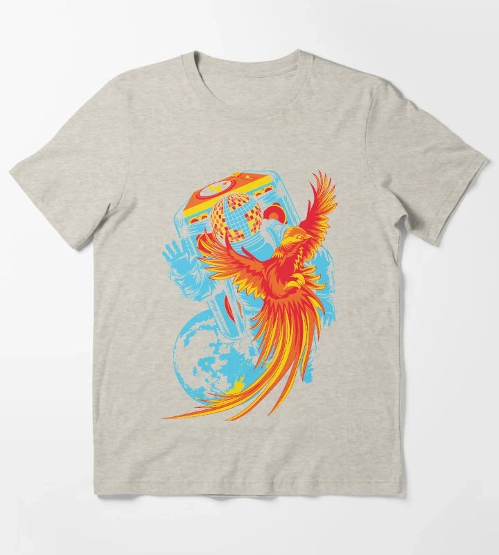 Disco Biscuits Astronaut by Custeez T-Shirt Cream