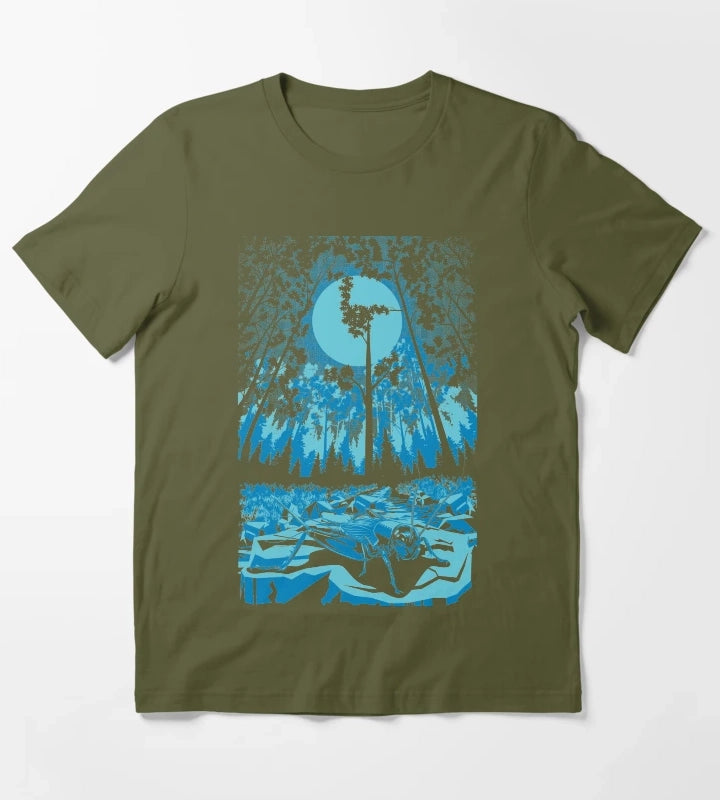 Disco Biscuits Crickets T-Shirt Olive Green