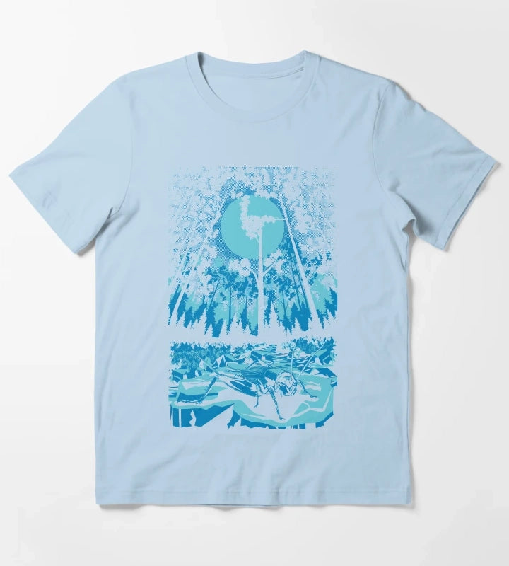Disco Biscuits Crickets T-Shirt Sky Blue