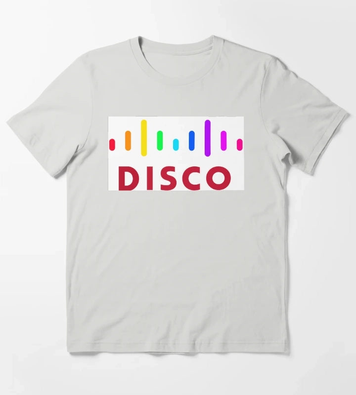 Disco Cisco Parody T-Shirt Light Grey