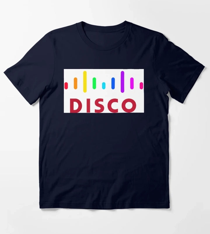 Disco Cisco Parody T-Shirt Navy