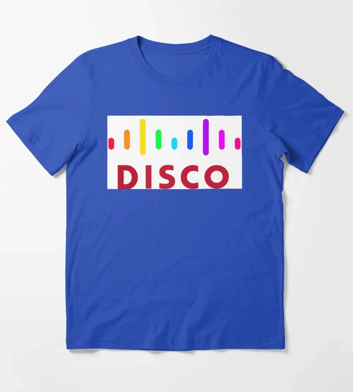 Disco Cisco Parody T-Shirt Blue
