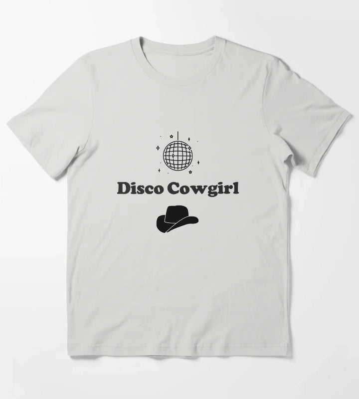 Disco Cowgirl Retro cowgirl T-Shirt Light Grey