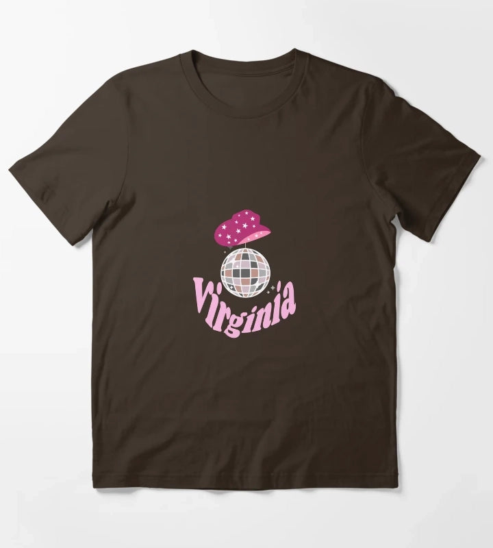Disco Cowgirl Virginia T-Shirt Brown