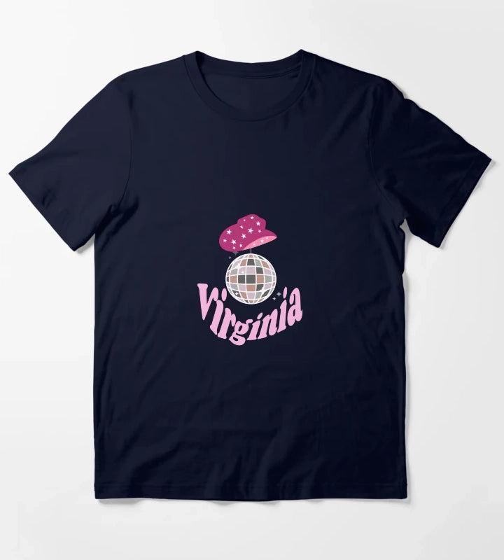 Disco Cowgirl Virginia T-Shirt Navy