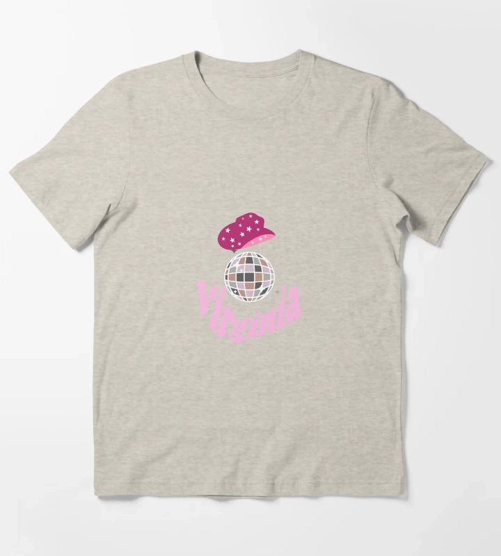 Disco Cowgirl Virginia T-Shirt Cream