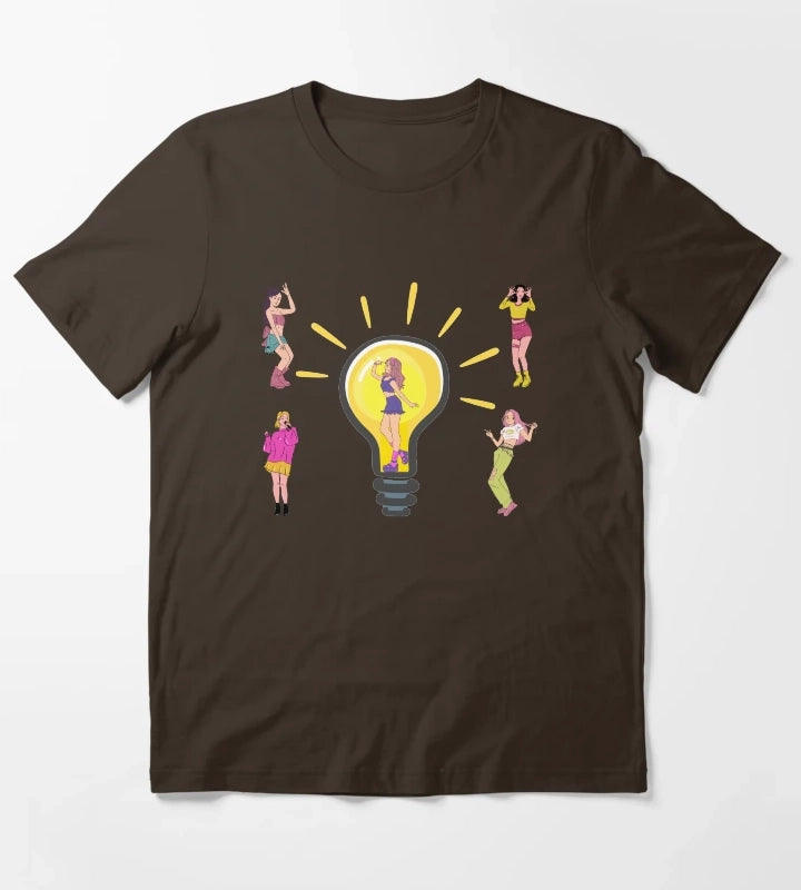 Disco Dance T-Shirt Brown