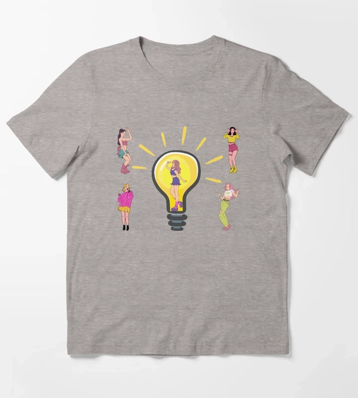 Disco Dance T-Shirt Heather Grey