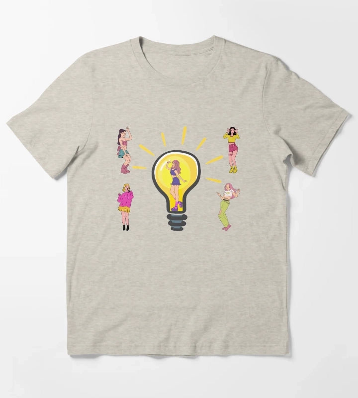 Disco Dance T-Shirt Cream