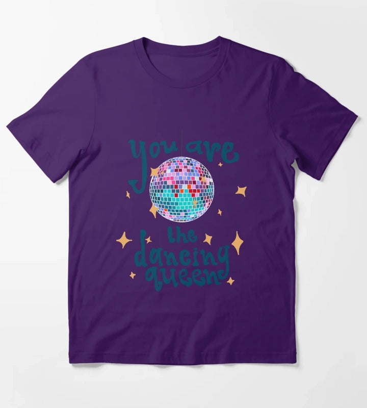 Disco Dancing Queen T-Shirt Purple