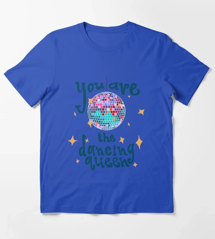 Disco Dancing Queen T-Shirt Blue