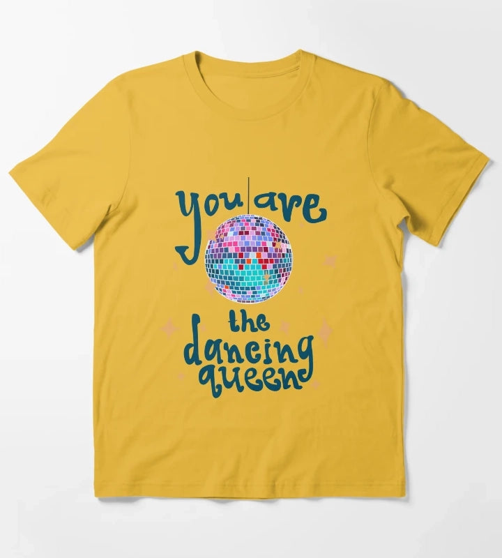 Disco Dancing Queen T-Shirt Yellow