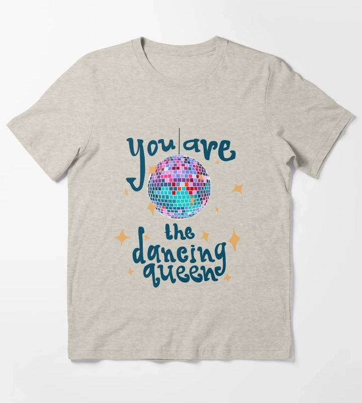 Disco Dancing Queen T-Shirt Cream
