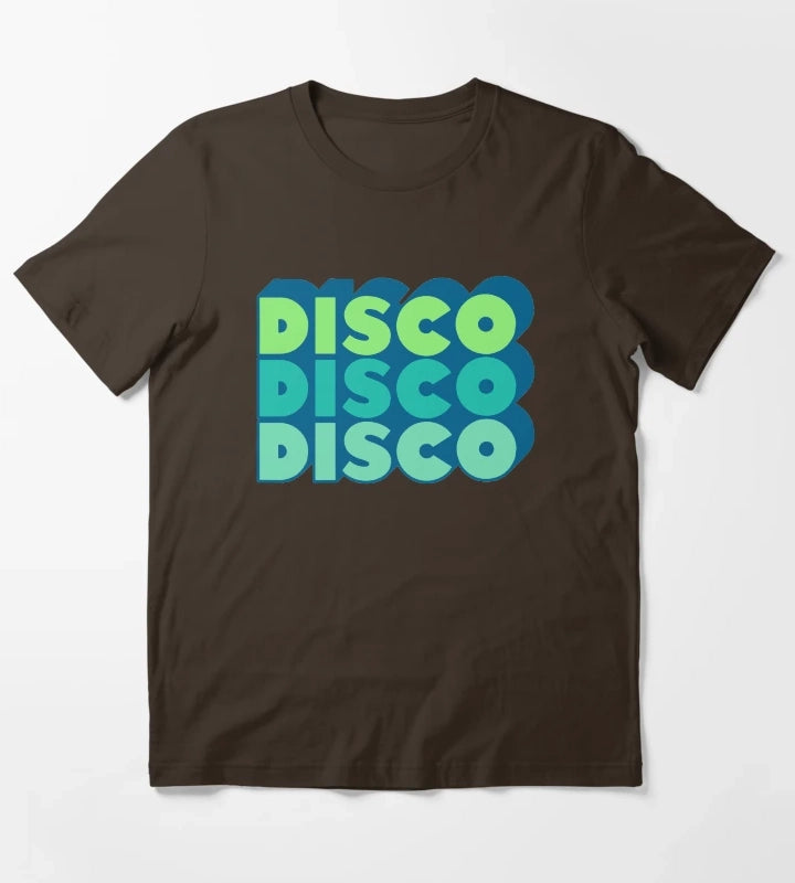 Disco Disco Disco T-Shirt Brown