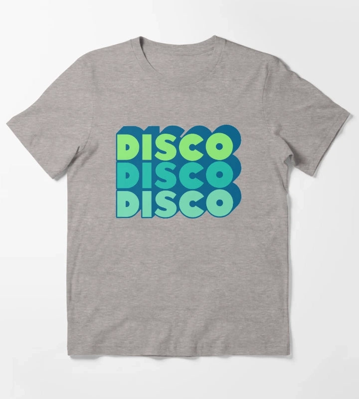 Disco Disco Disco T-Shirt Heather Grey