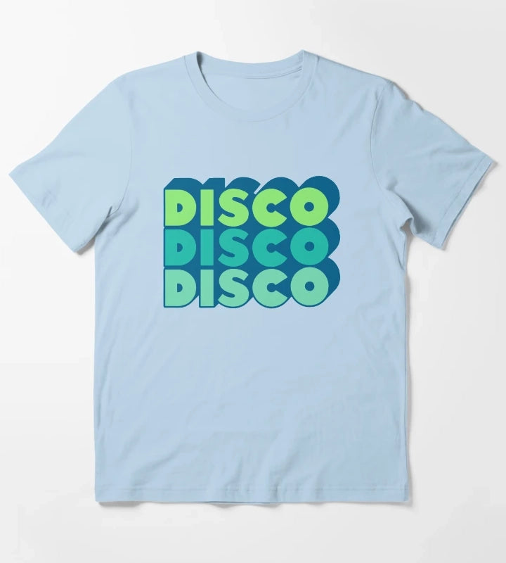 Disco Disco Disco T-Shirt Sky Blue