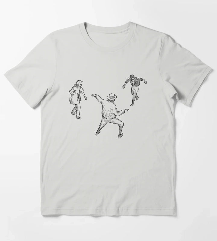 Disco Elysium Dance Floor T-Shirt Light Grey