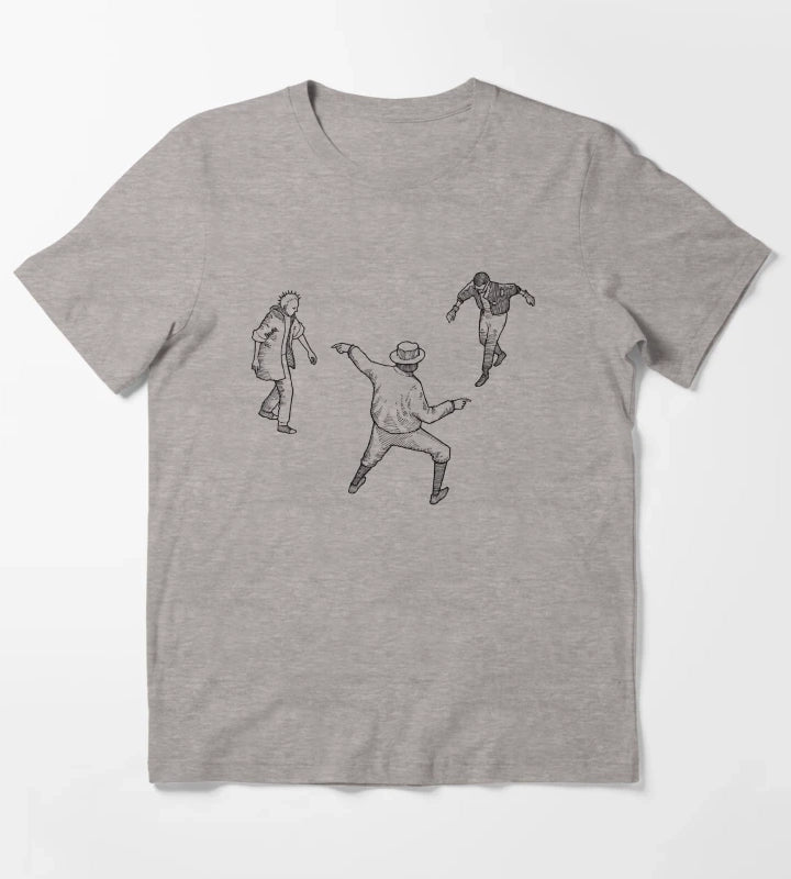 Disco Elysium Dance Floor T-Shirt Heather Grey