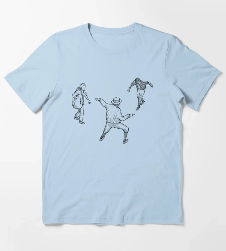 Disco Elysium Dance Floor T-Shirt Sky Blue