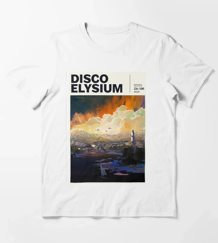 Disco Elysium Disco Elysium Disco Elysium Disco Elysium T-Shirt White
