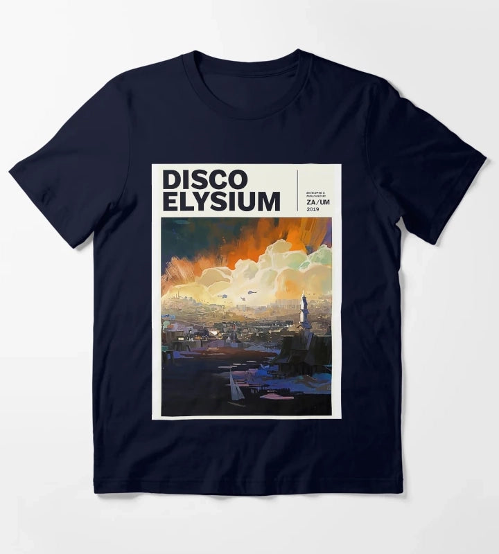 Disco Elysium Disco Elysium Disco Elysium Disco Elysium T-Shirt Navy