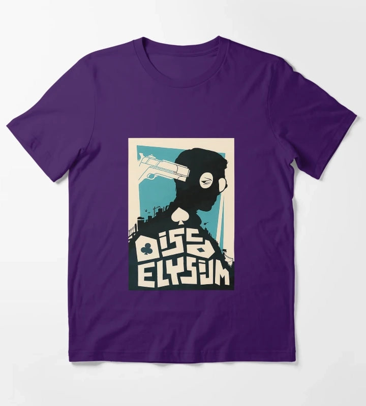 Disco Elysium Disco Elysium Poste T-Shirt Purple
