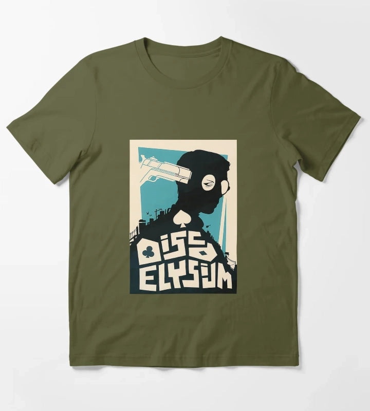 Disco Elysium Disco Elysium Poste T-Shirt Olive Green