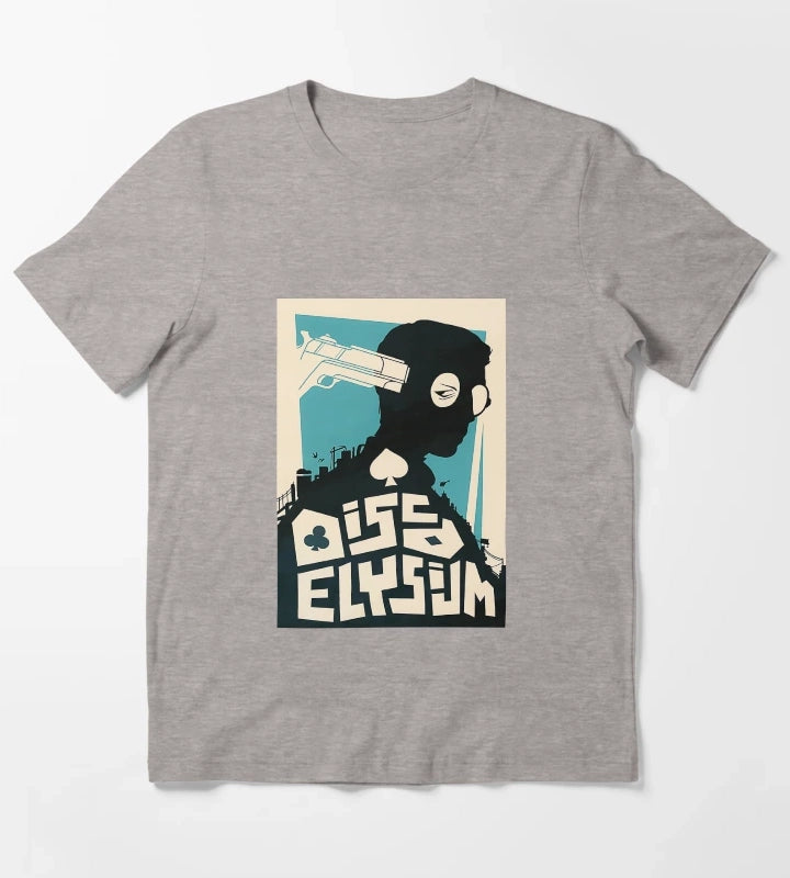 Disco Elysium Disco Elysium Poste T-Shirt Heather Grey