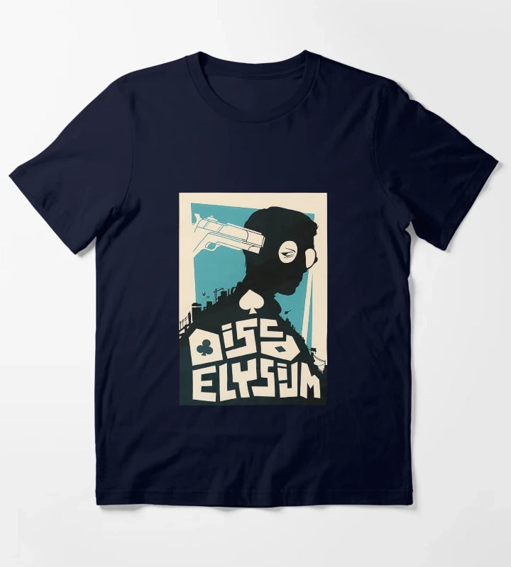 Disco Elysium Disco Elysium Poste T-Shirt Navy