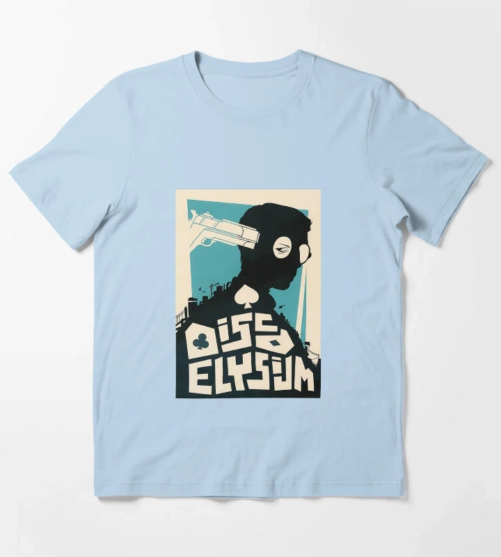 Disco Elysium Disco Elysium Poste T-Shirt Sky Blue