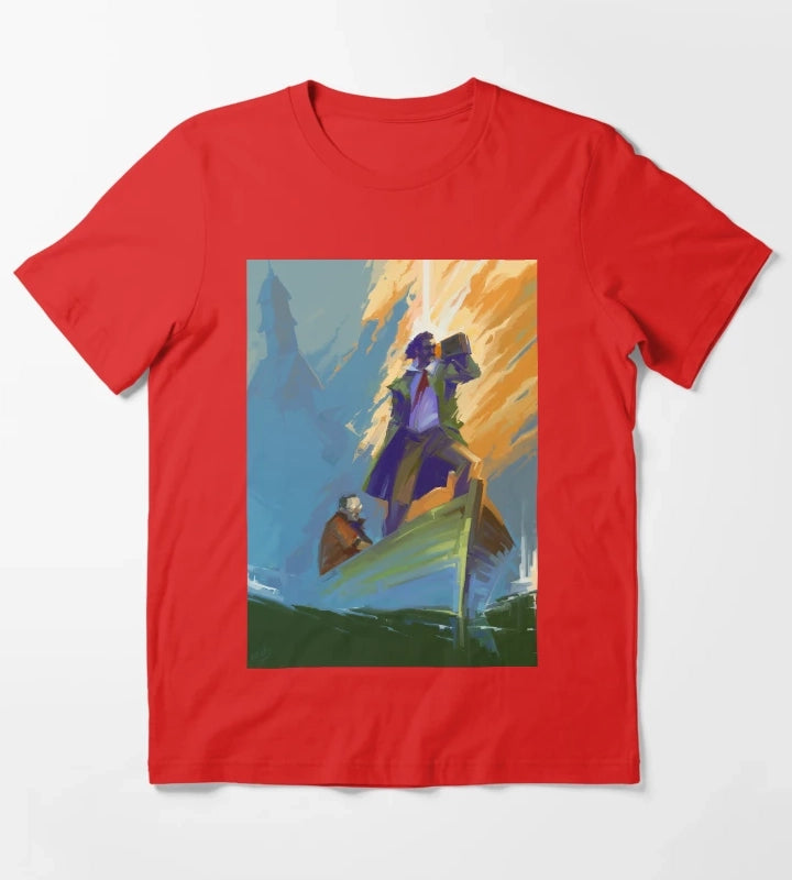 Disco Elysium Fanart Poster T-Shirt Red