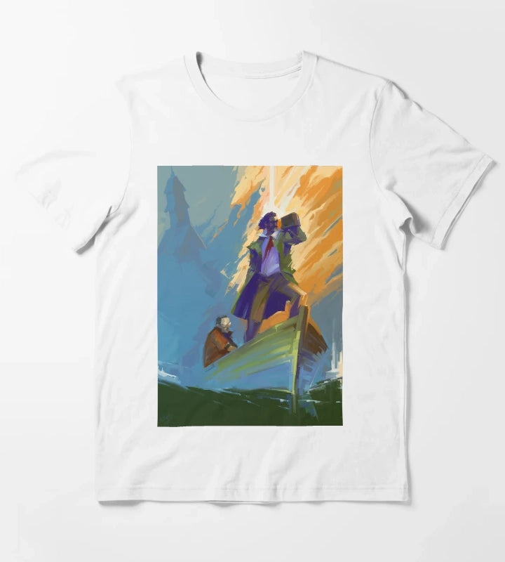 Disco Elysium Fanart Poster T-Shirt White