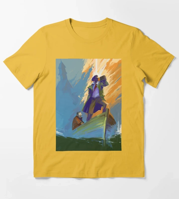 Disco Elysium Fanart Poster T-Shirt Yellow