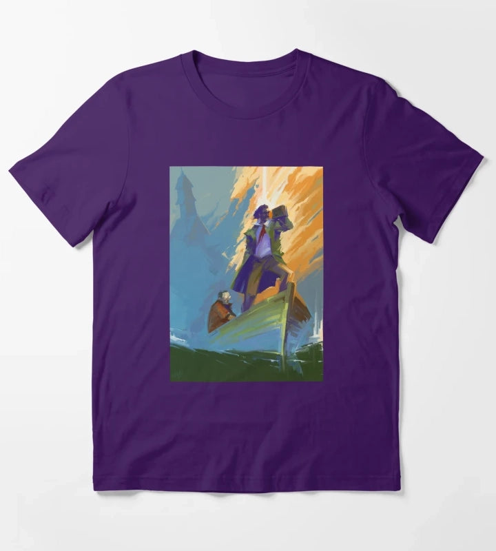 Disco Elysium Fanart T-Shirt Purple