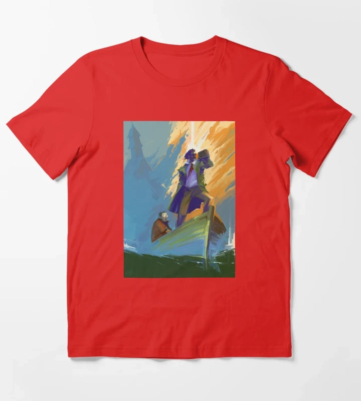 Disco Elysium Fanart T-Shirt Red