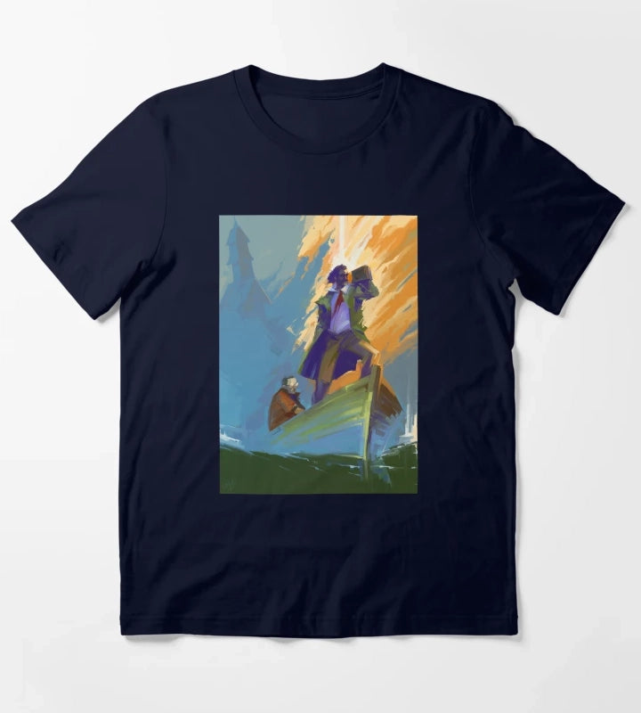 Disco Elysium Fanart T-Shirt Navy