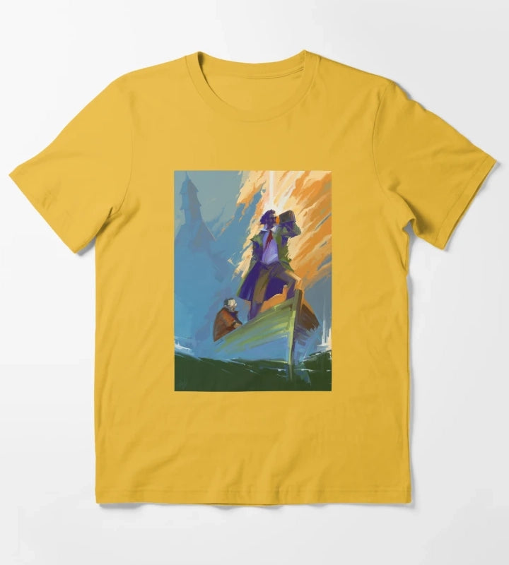 Disco Elysium Fanart T-Shirt Yellow