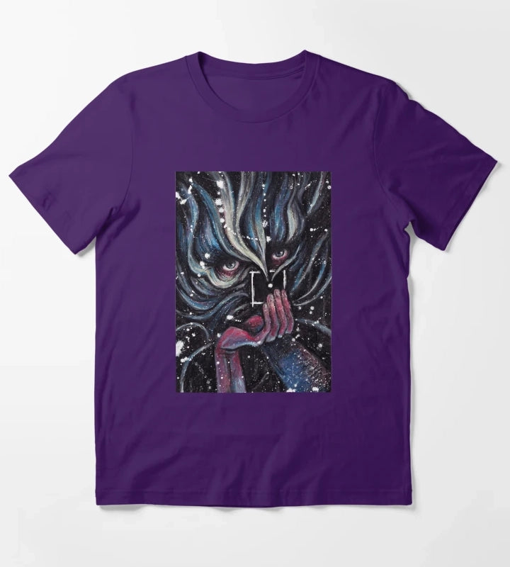 Disco Elysium Game T-Shirt Purple