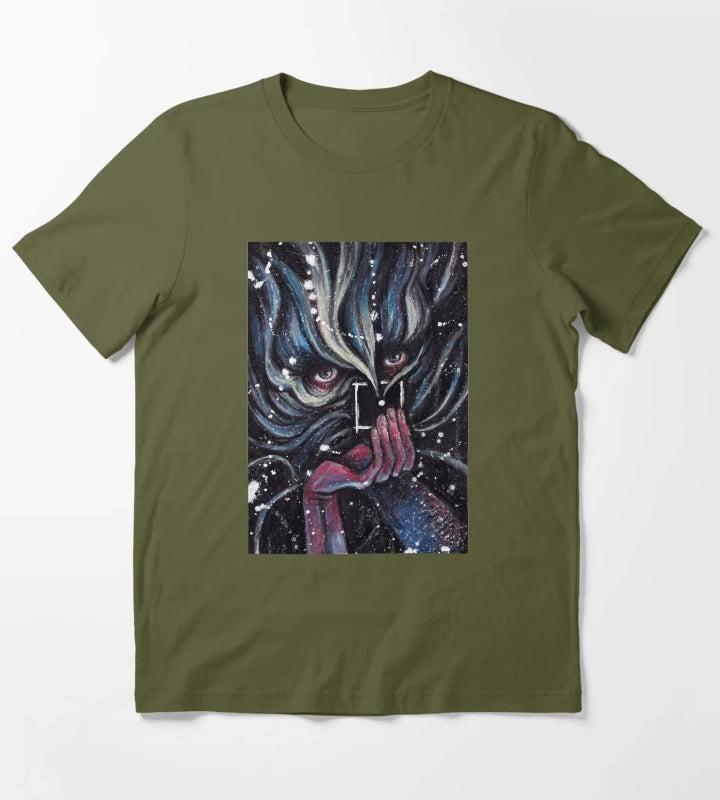 Disco Elysium Game T-Shirt Olive Green