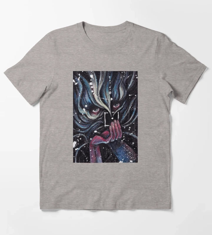Disco Elysium Game T-Shirt Heather Grey
