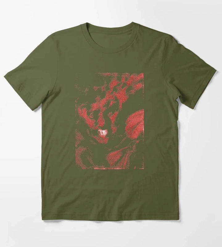 Disco Elysium Half Light T-Shirt Olive Green