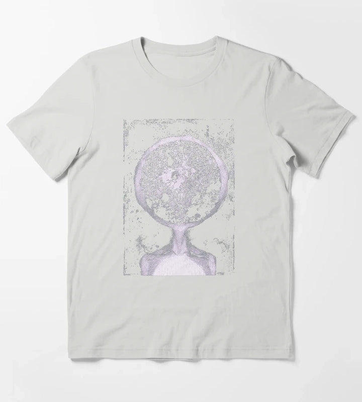 Disco Elysium Inland Empire Skill T-Shirt Light Grey