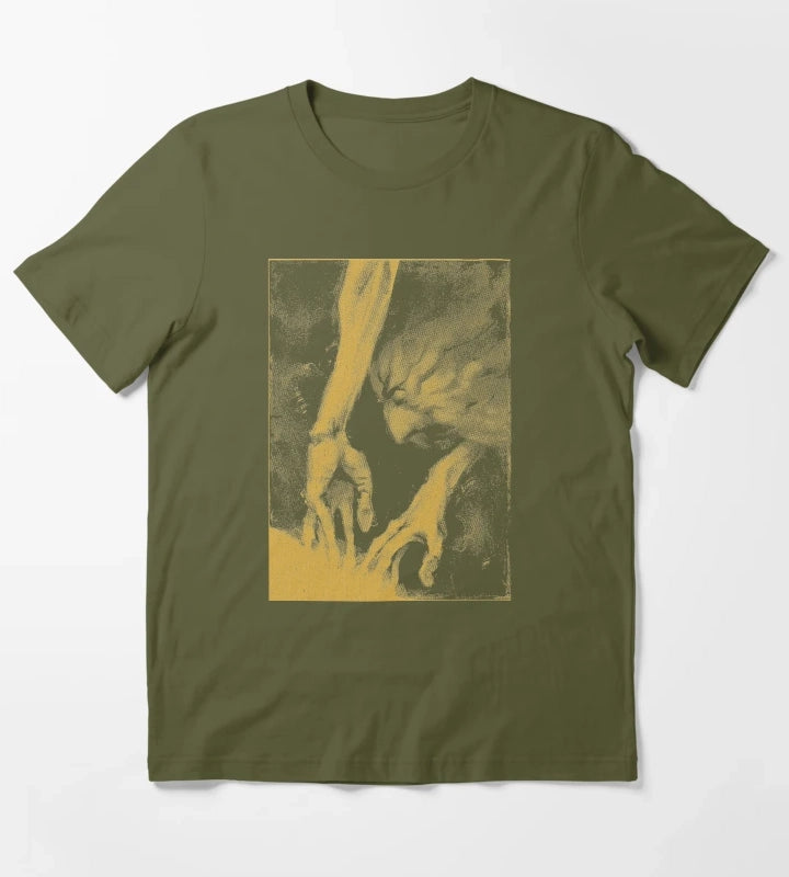 Disco Elysium Interfacing Skill T-Shirt Olive Green