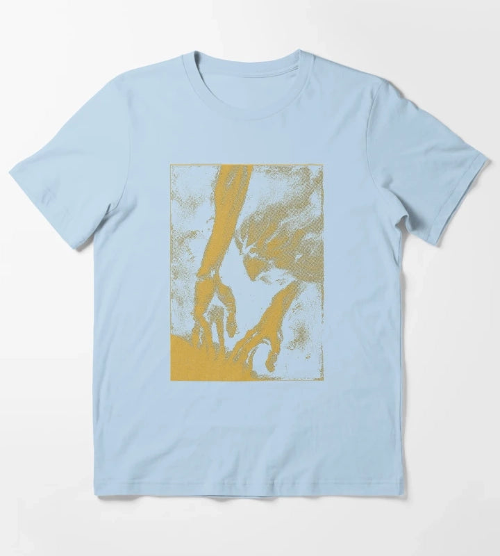 Disco Elysium Interfacing Skill T-Shirt Sky Blue