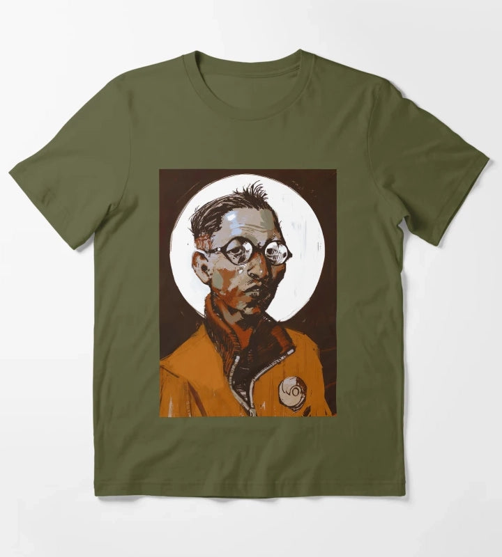 Disco Elysium Kim T-Shirt Olive Green
