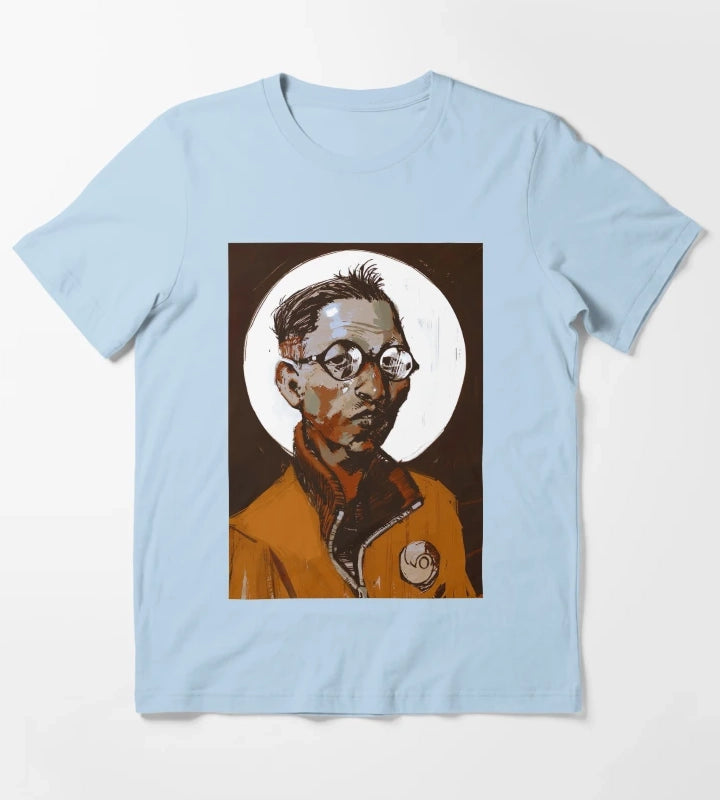 Disco Elysium Kim T-Shirt Sky Blue